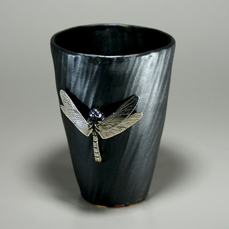 蜻蛉のフリーカップ　黒